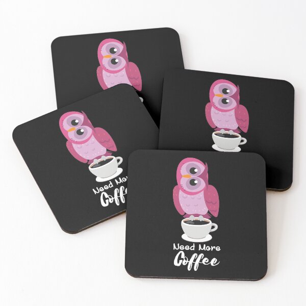Item preview, Funny OWL holding coffee mug & needs more designed and sold by Lighvision.