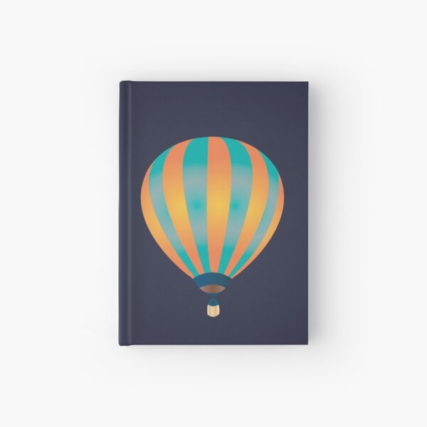 Hot Air Balloon Hardcover Journal
