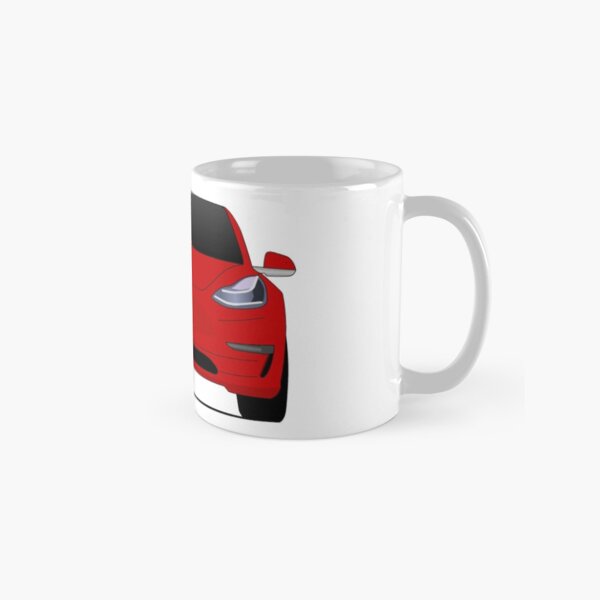 Tesla Model 3 Rot Tasse (Standard)