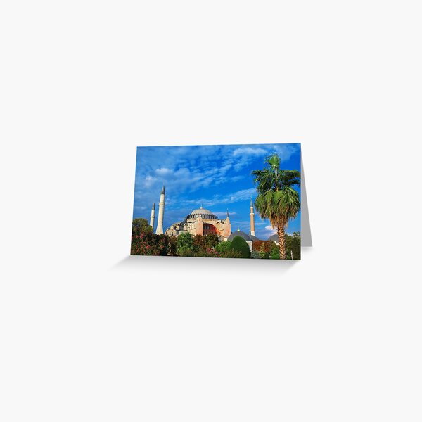 Haghia Sofia in Istanbul, Turkey Greeting Card