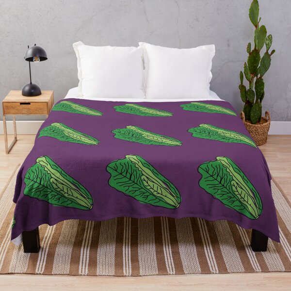 Item preview, Romaine Lettuce Illustration on A Purple Background - Designed by Design by Cheyney designed and sold by designbycheyney.