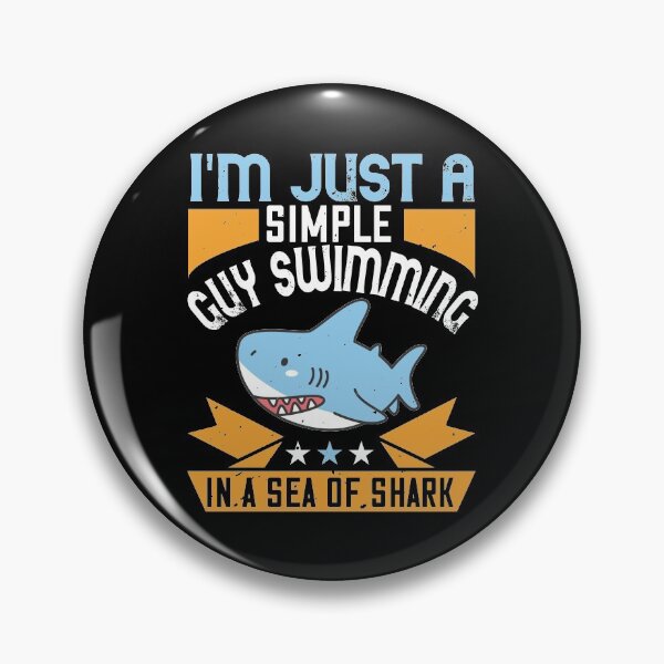Item preview, Swimming In A Sea Of Sharks designed and sold by Visualsplendors.