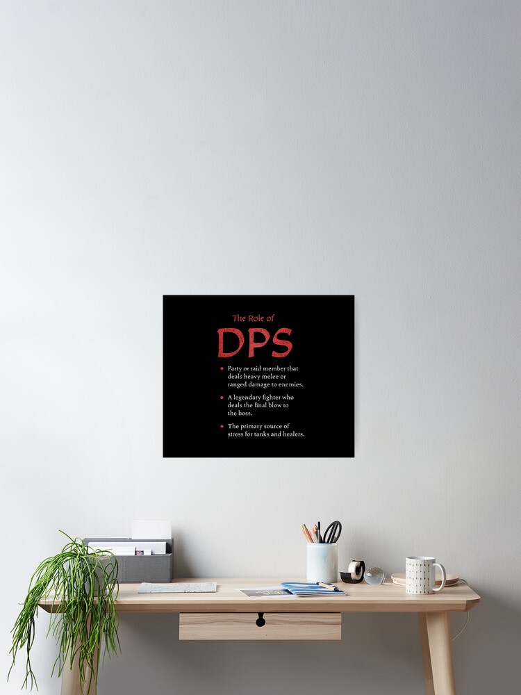 The Role Of Dps Definition Poster By Briansmith84 Redbubble