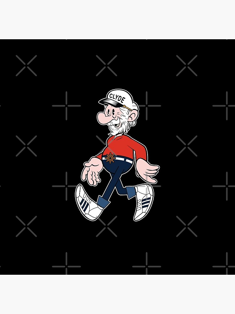 Thumbnail 3 of 3, Pin, Captyn Clyde Walking Captain designed and sold by bsanczel.