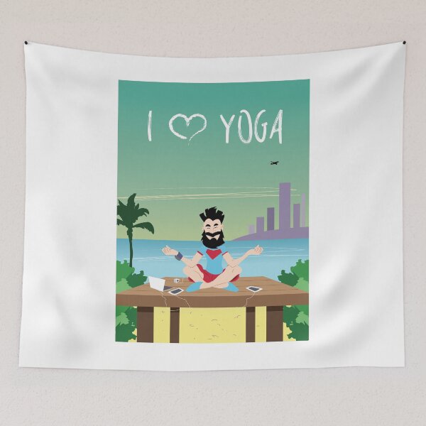 Item preview, I love yoga designed and sold by alexg1604.