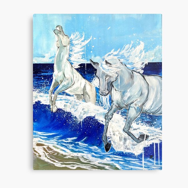 Creation of Horses Metal Print