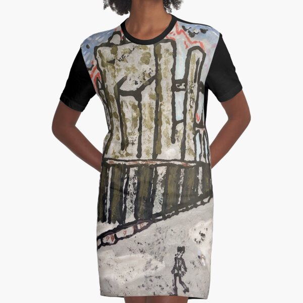 Futuristic Russia Graphic T-Shirt Dress