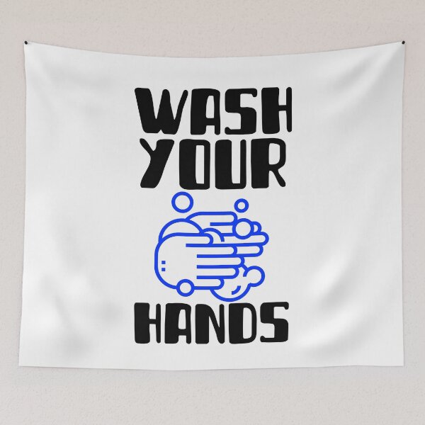Item preview, Wash Your Hands designed and sold by lovesuperkarma.