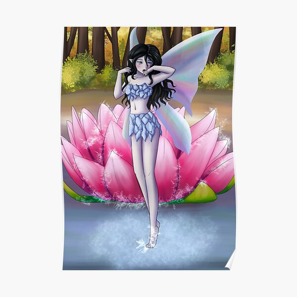 Girl With Wings Posters Redbubble - sparkle winter fairy wings roblox