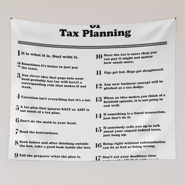 Item preview, Reilly's Laws of Tax Planning Shirt designed and sold by yourTMP.
