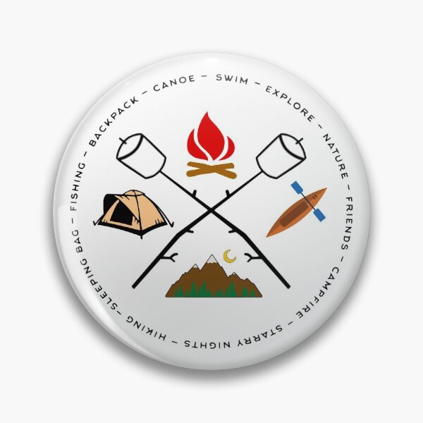 Item preview, Campground Bonfire Marshmallow Rowboat Oar Lodge. designed and sold by MAXXEXCHANGE.