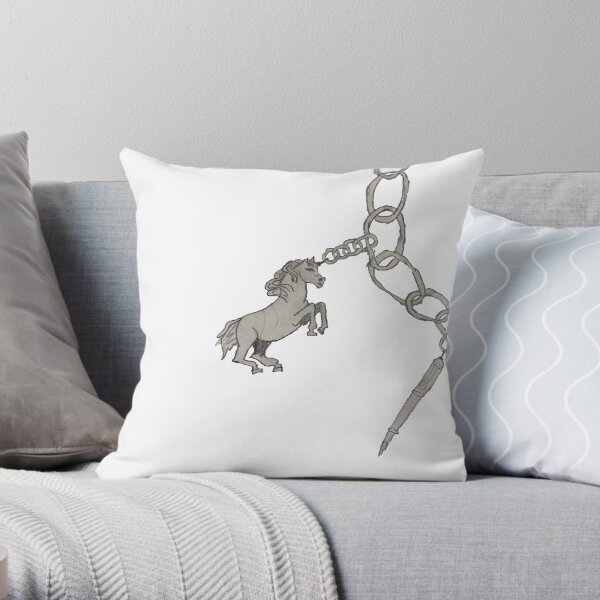 Charm Bracelet Throw Pillow