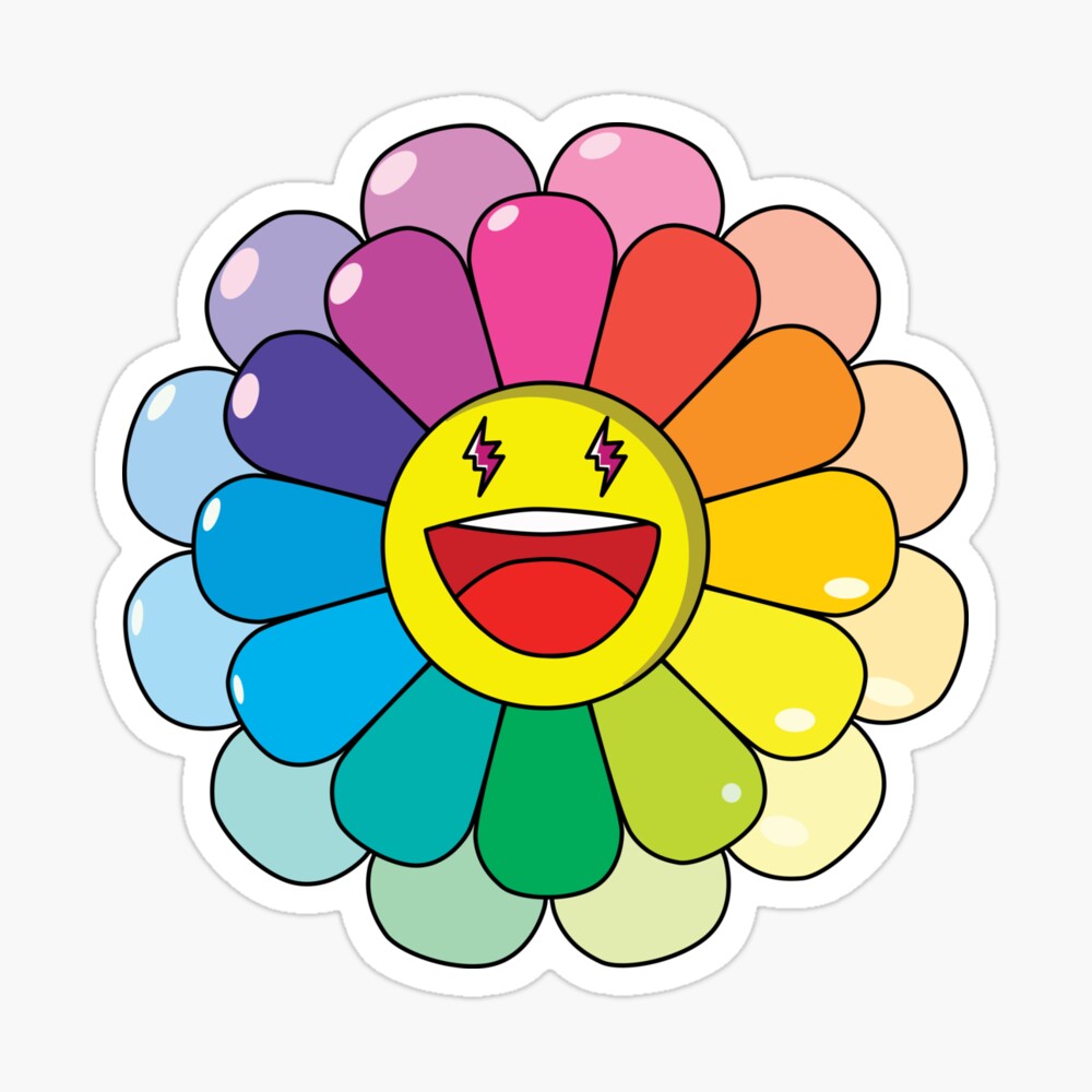 Takashi Murakami Flower, colores j balvin HD phone wallpaper