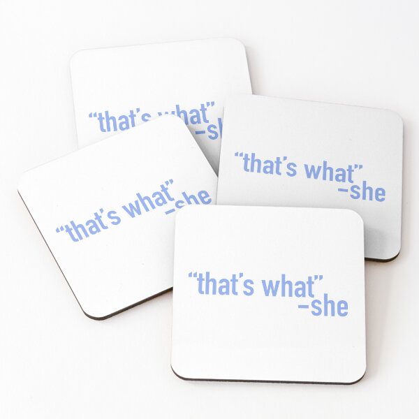 Item preview, thats what she said (blue) designed and sold by tayput.
