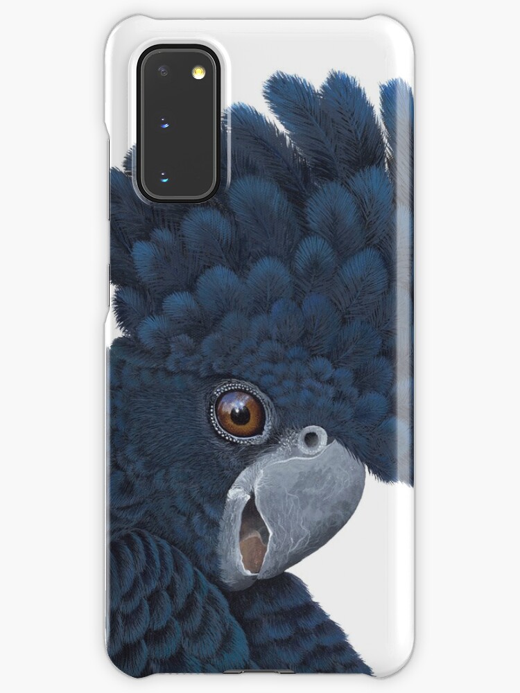 Thumbnail 1 of 4, Samsung Galaxy Phone Case, Black Cockatoo designed and sold by grimmhewitt67.