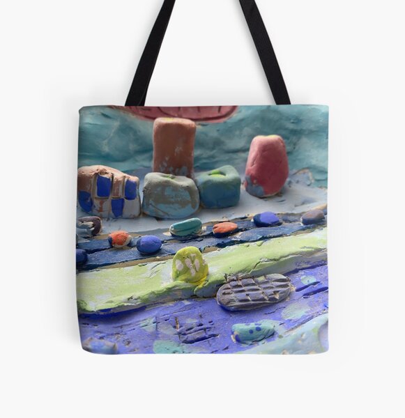 Micro City All Over Print Tote Bag