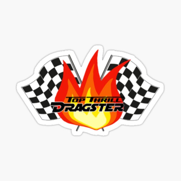 Top Thrill Dragster Sticker