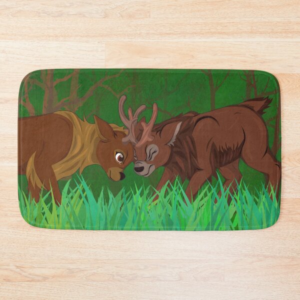 Item preview, Fighting Deer designed and sold by TheKohakuDragon.