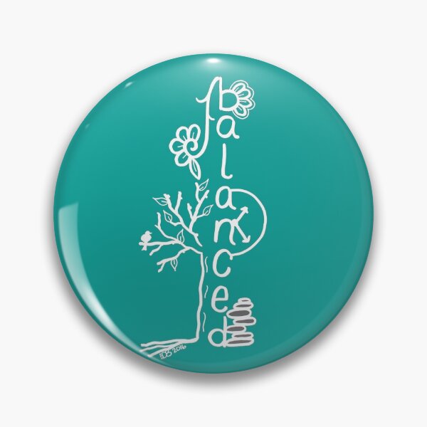 Item preview, Balanced in Life (white) designed and sold by DebraBarnes.