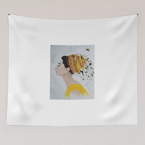 Item preview, Bee Hive Textured Portrait with Daisys designed and sold by roxanegabriel.