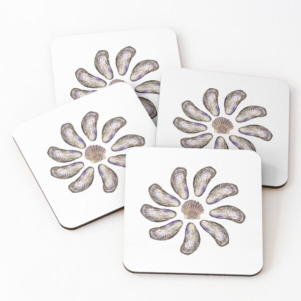 Item preview, Circle of Shells (mussels and scallop) designed and sold by Tamara Clark.