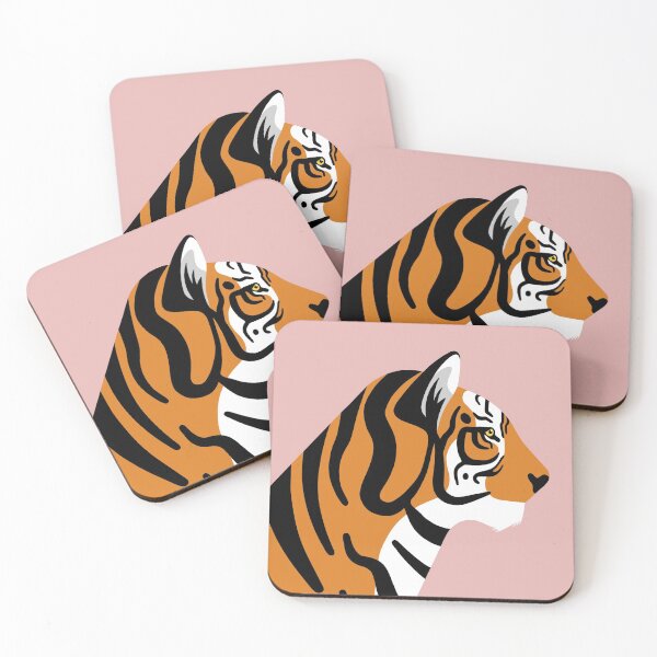 Item preview, Pink Tiger Art designed and sold by vickymanwani.