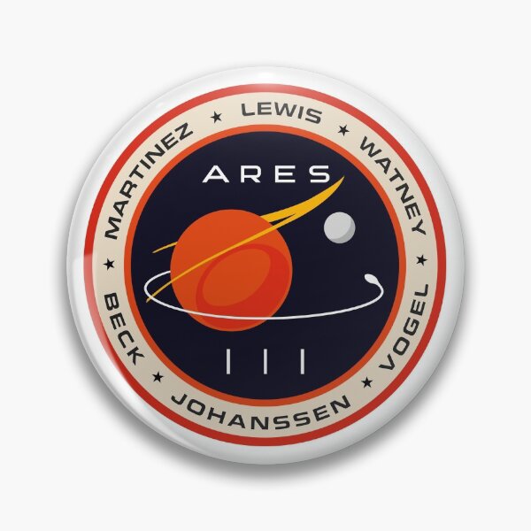 Item preview, "Martian" Ares III Patch designed and sold by quarksbar.
