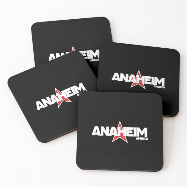Item preview, Anaheim - America including Red Star Background designed and sold by agsduy.