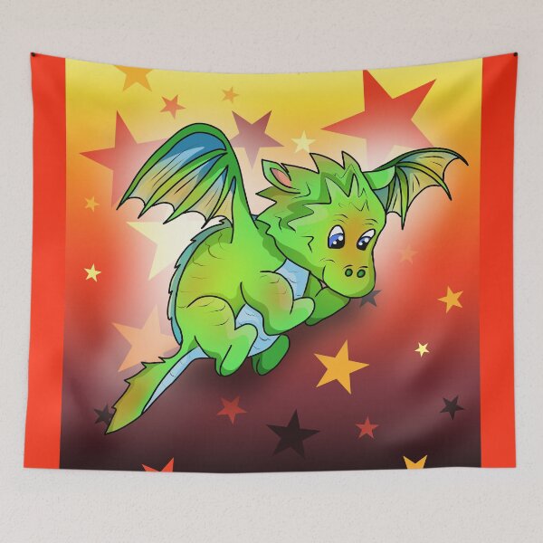 Item preview, baby dragon star struck designed and sold by CuisineCat.