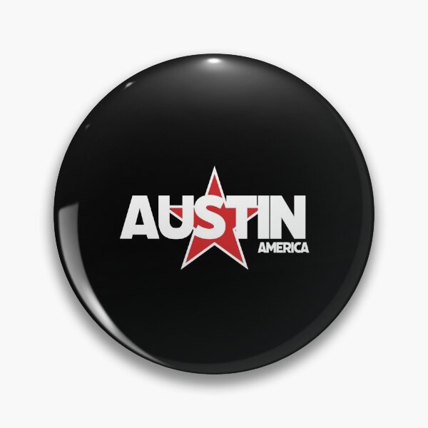 Item preview, Austin - America including Red Star Background designed and sold by agsduy.