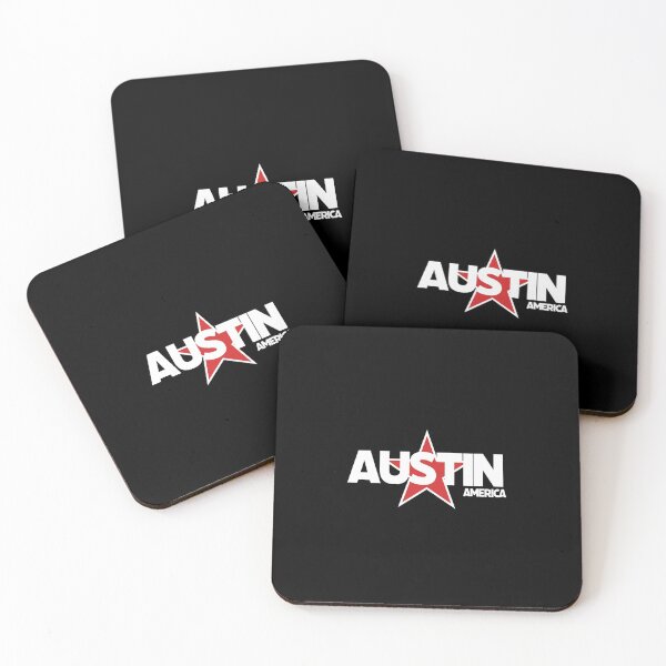 Item preview, Austin - America including Red Star Background designed and sold by agsduy.