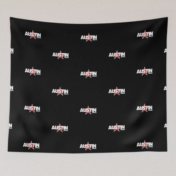 Item preview, Austin - America including Red Star Background designed and sold by agsduy.