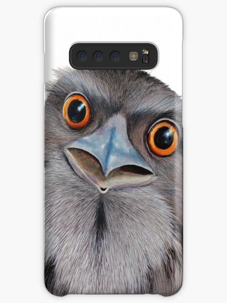 Thumbnail 1 of 4, Samsung Galaxy Phone Case, Baby Tawny Frogmouth designed and sold by Nicole Grimm-Hewitt.