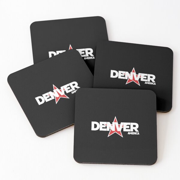 Item preview, Denver - America including Red Star Background designed and sold by agsduy.