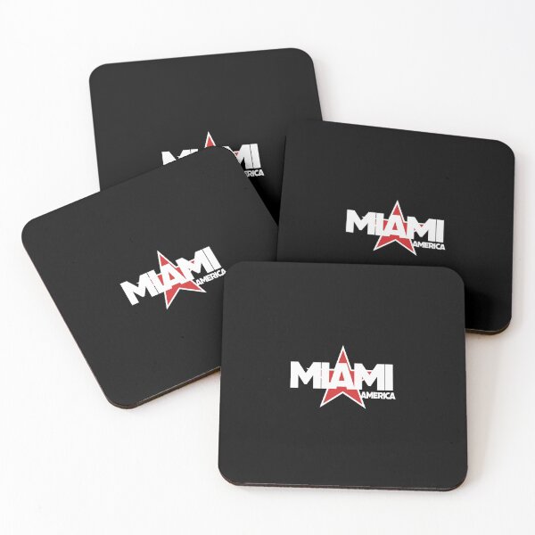 Item preview, Miami - America including Red Star Background designed and sold by agsduy.