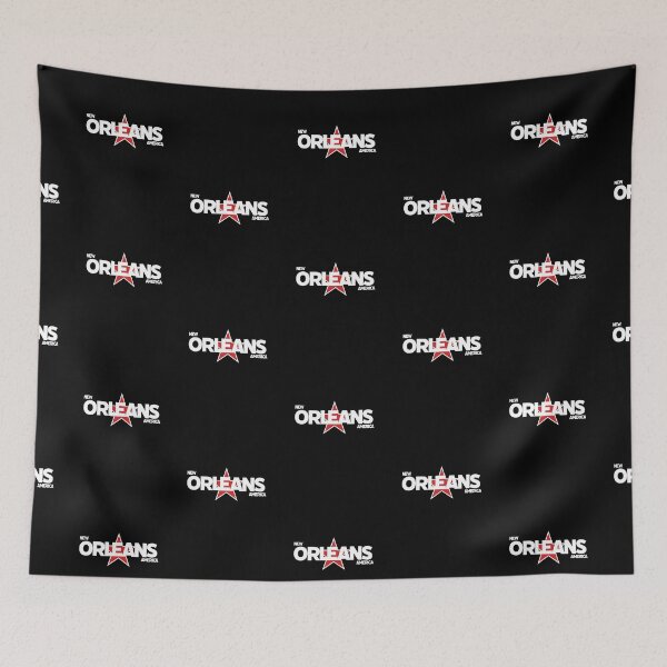 Item preview, New Orleans - America including Red Star Background designed and sold by agsduy.