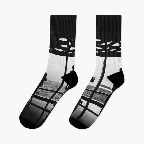 Item preview, B & W Silhouettes in Burj Khalifa at Sunset - Dubai designed and sold by Yannik Hay.