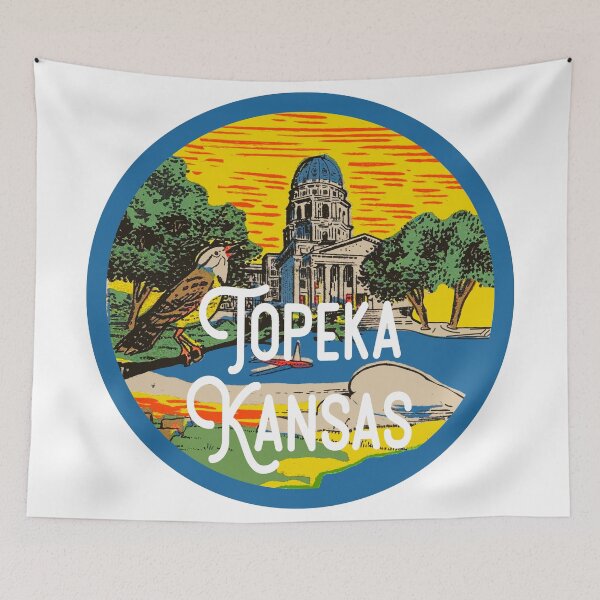 Item preview, Topeka Vintage Decal designed and sold by Decal Mania.