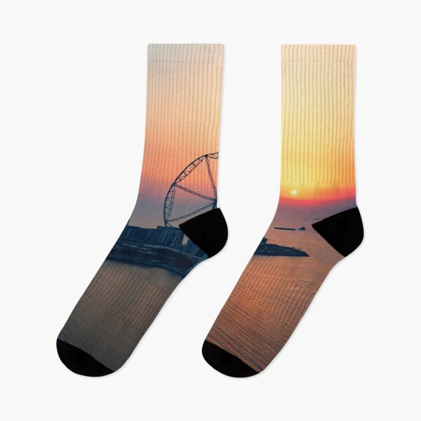 Item preview, Sunset over Ain Dubai observation wheel, Dubai, UAE designed and sold by Yannik Hay.