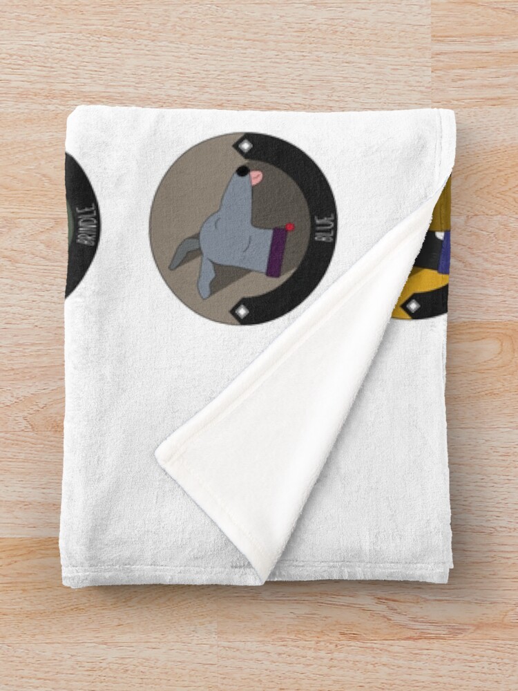Alternate view of Greyhound Colour Guide Throw Blanket