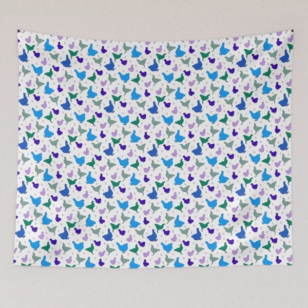 Item preview, Pastel Papercut Chickens designed and sold by StandoutSilkies.
