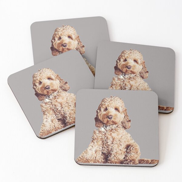 Item preview, Cavoodle Labradoodle Cockapoo Mini Poodle x Cute Puppy Dog designed and sold by ElegantCat.
