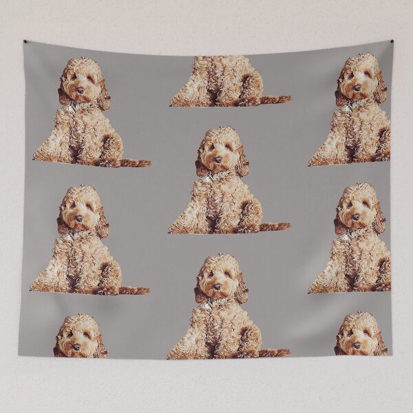 Item preview, Cavoodle Labradoodle Cockapoo Mini Poodle x Cute Puppy Dog designed and sold by ElegantCat.