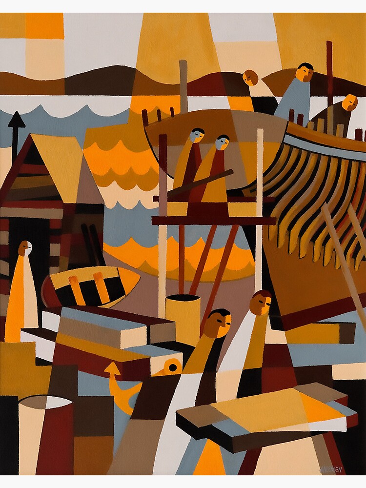 BATTERY POINT SHIP BUILDERS 1835 by arttas