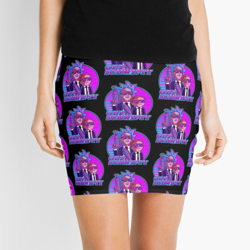 rick and morty get schwifty Mini Skirt