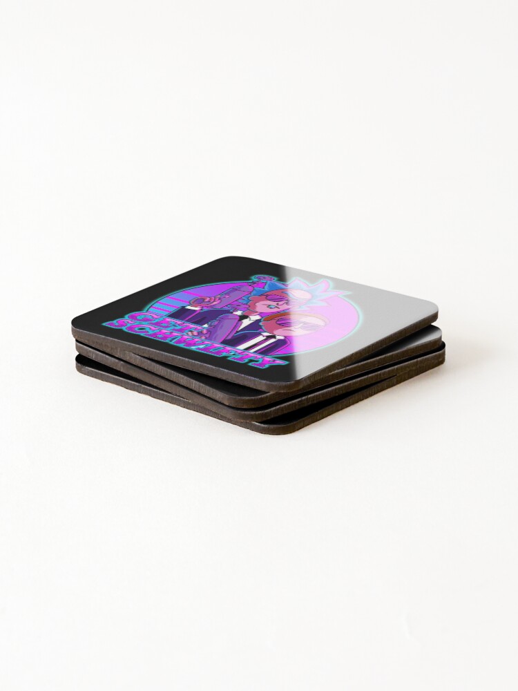Alternate view of rick and morty get schwifty Coasters (Set of 4)
