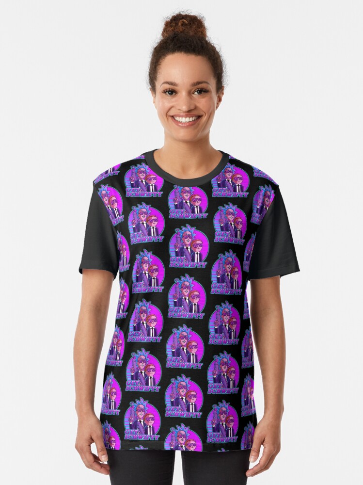 Alternate view of rick and morty get schwifty Graphic T-Shirt