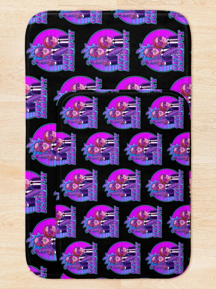 Alternate view of rick and morty get schwifty Bath Mat