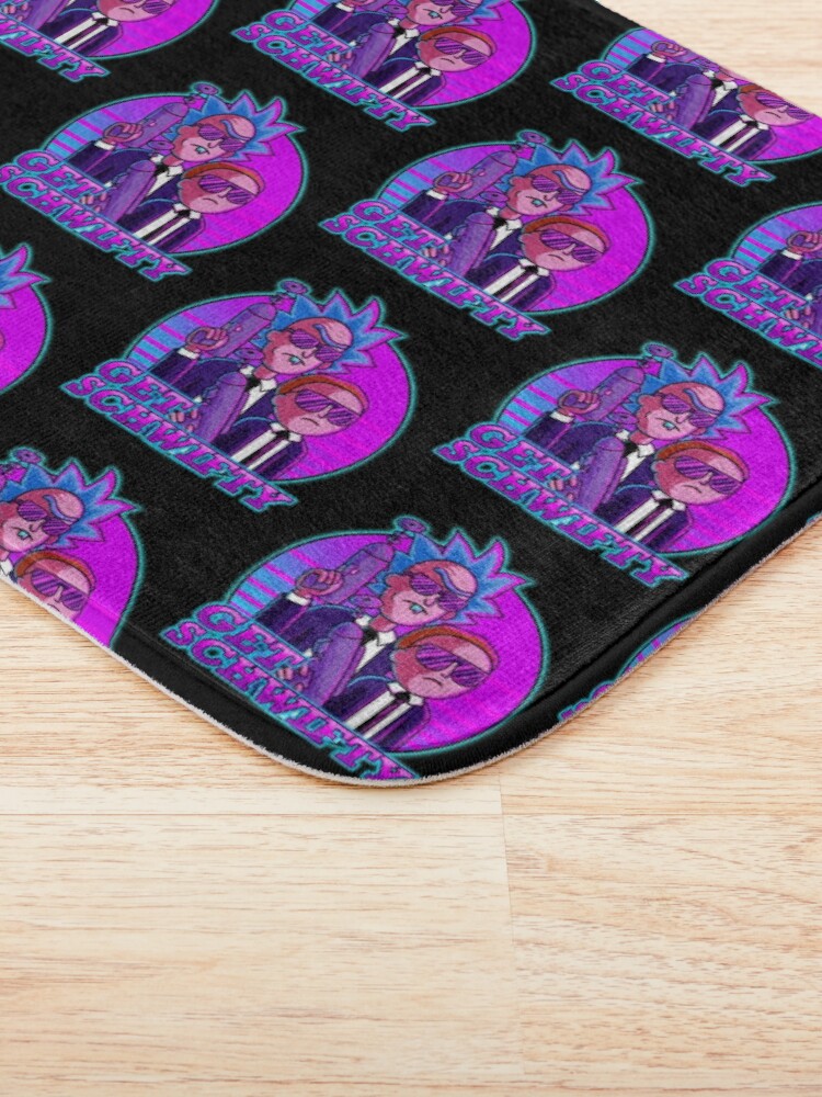 Alternate view of rick and morty get schwifty Bath Mat