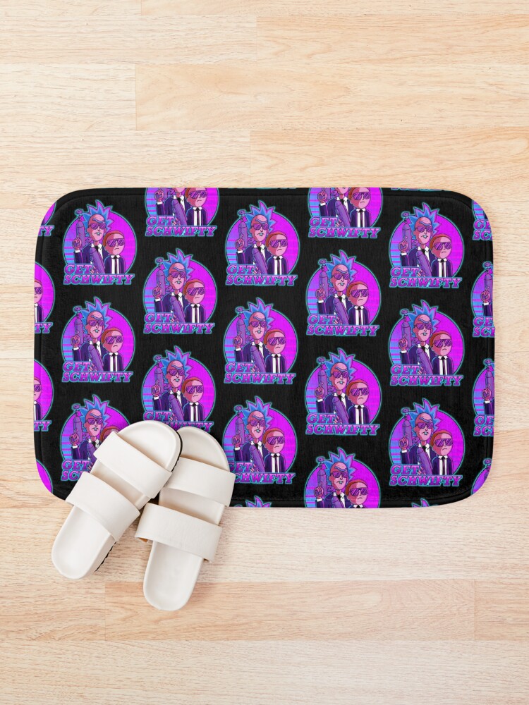 Alternate view of rick and morty get schwifty Bath Mat